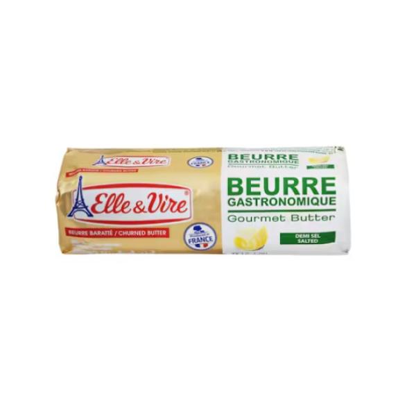 Elle & Vire Gastronomique Gourmet Roll, Salted Butter - 250g