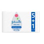 Johnson's Baby Soap, White - 125g (5 + 1 Free)