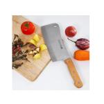 Royalford 8 Inch Cleaver Knife with Wooden Handle, RF9488