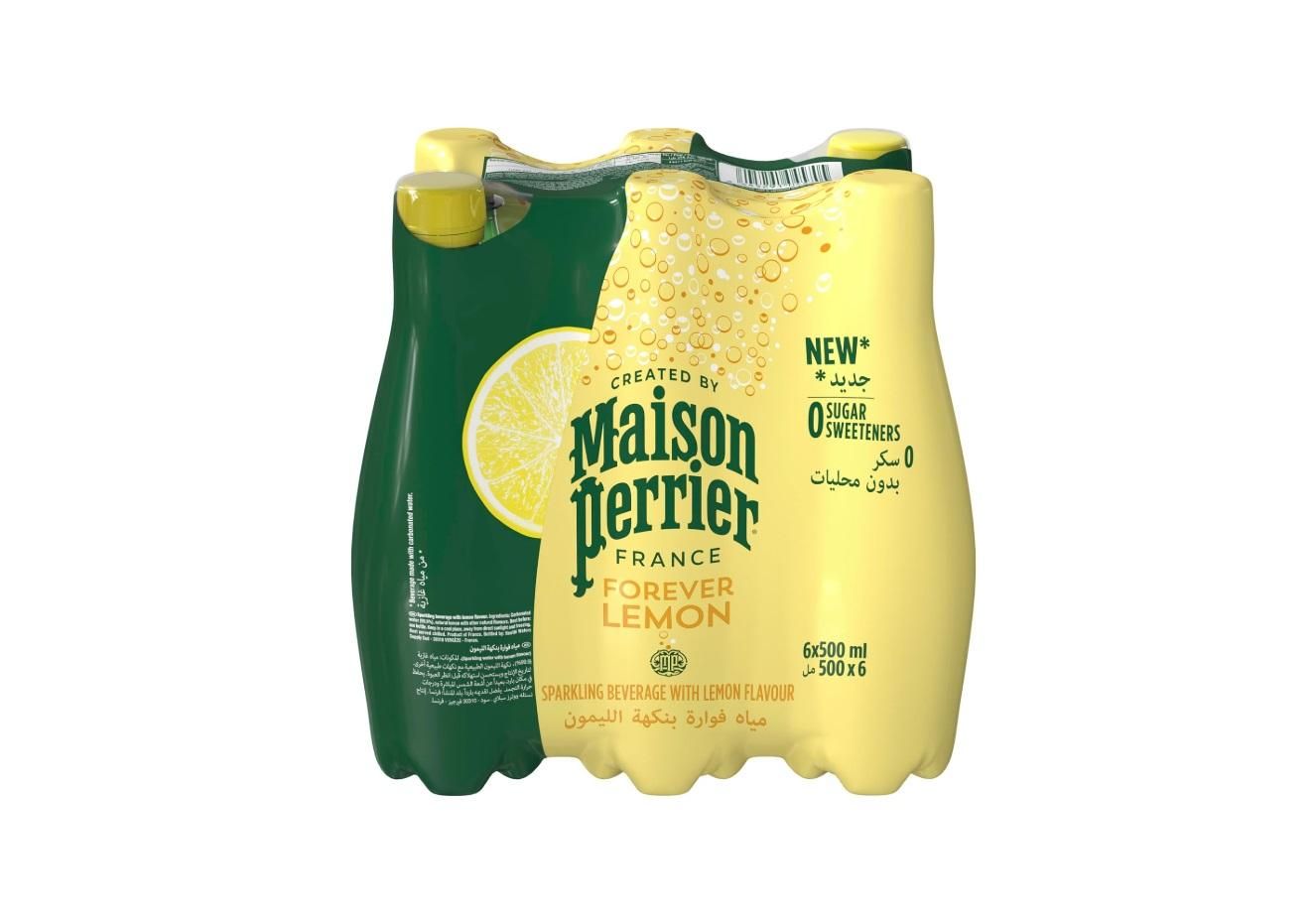 Maison Perrier Lemon Flavor, PET Bottle  - 500 ml x 6