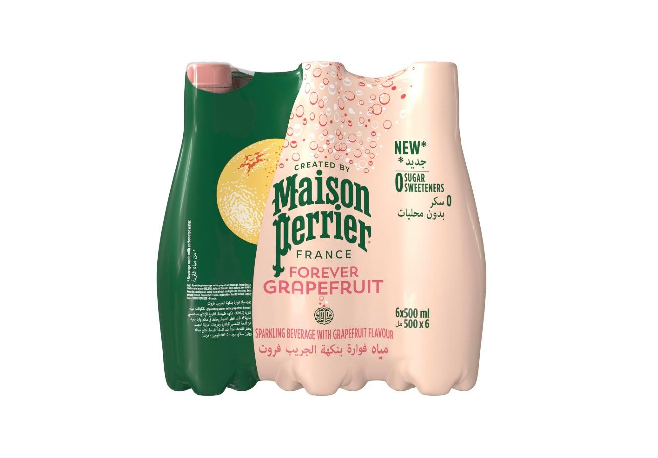 Maison Perrier Grapefruit Flavor, PET Bottle  - 500 ml x 6