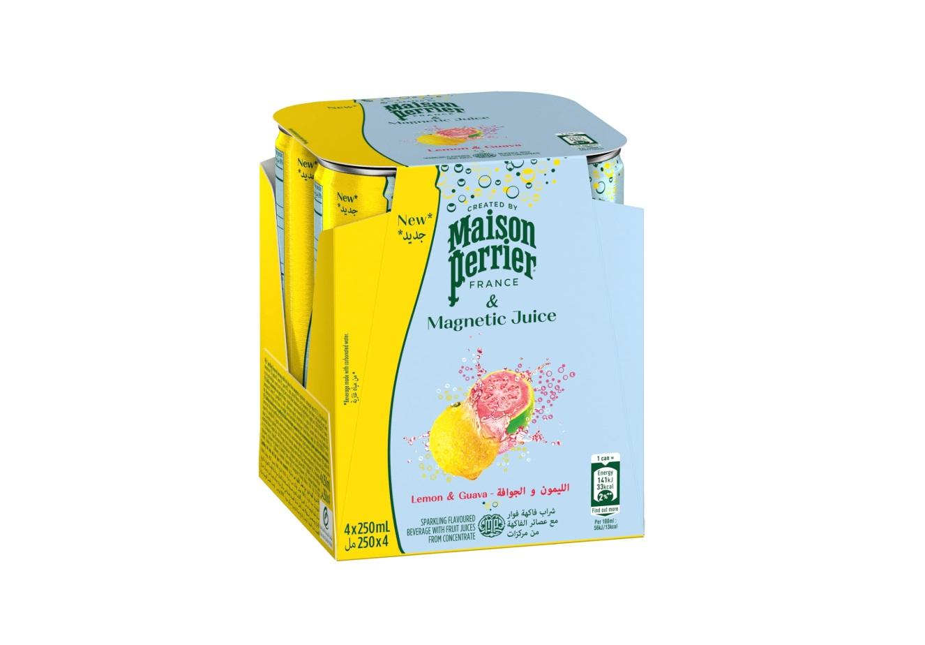 Maison Perrier Magnetic Juice, Lemon and Guava - 250 ml x 4