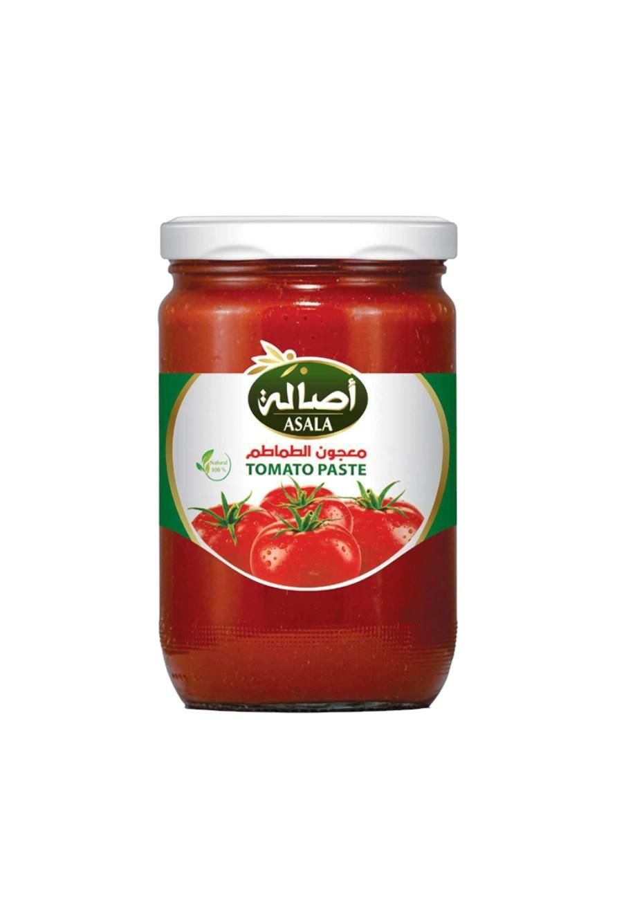 Asala Tomato Paste, Glass Bottle - 370g