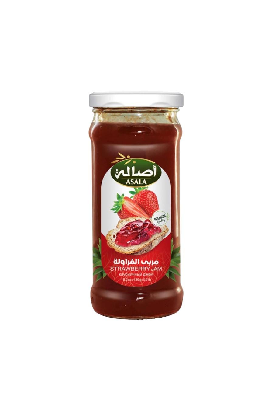 Asala Strawberry Jam, Glass Bottle - 430g