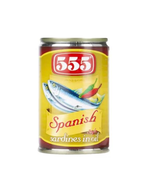 555 Sardines in Oil, Spanish Style - 155g
