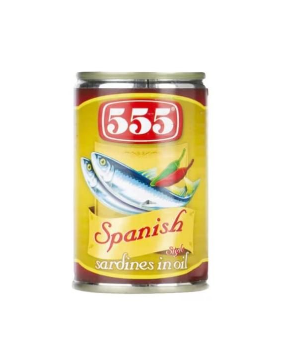 555 Sardines in Oil, Spanish Style - 155g