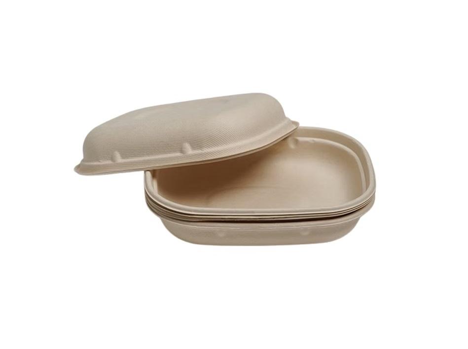 Falcon Bagasse Food Container, 1300 ml - 50 pcs x 6