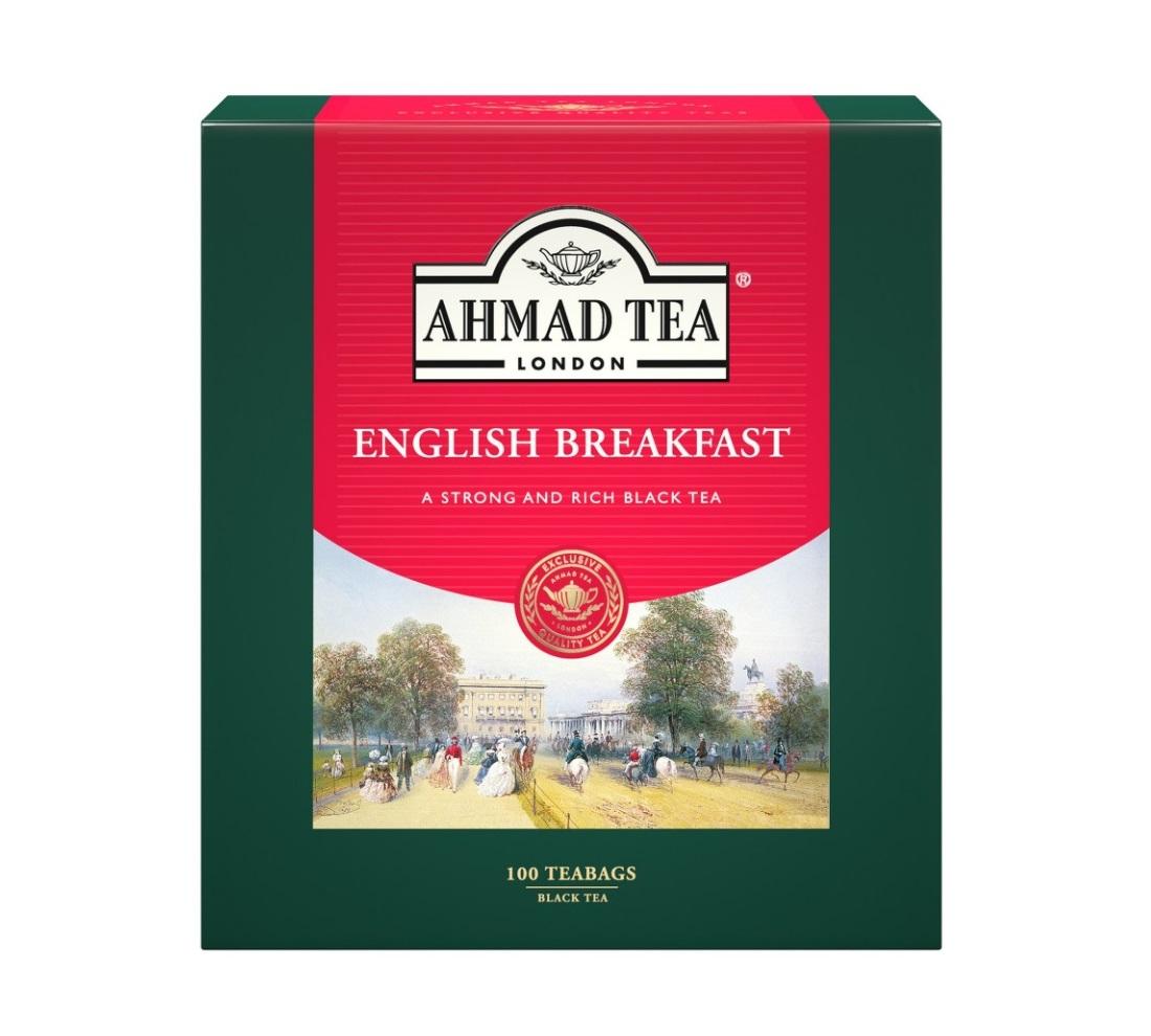 Ahmad Tea English Breakfast, Tagged - 100 bags