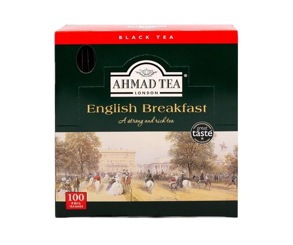 Ahmad Tea English Breakfast, Enveloped - 100 bags