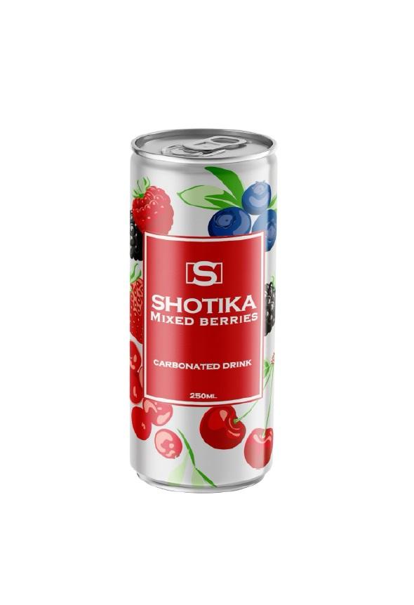 Shotika Soft Drink Mixed Berries - 250 ml