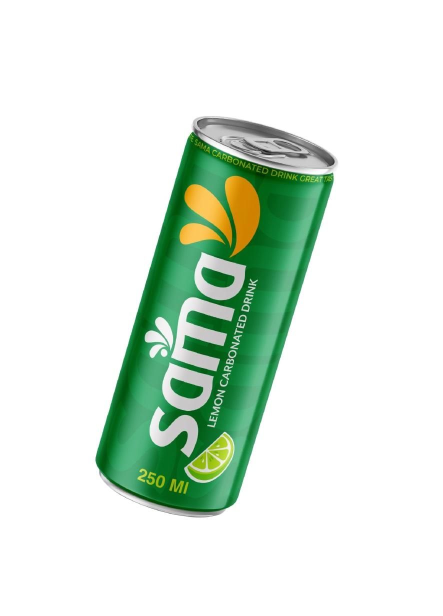 Sama Carbonated Drink Lemon - 250 ml