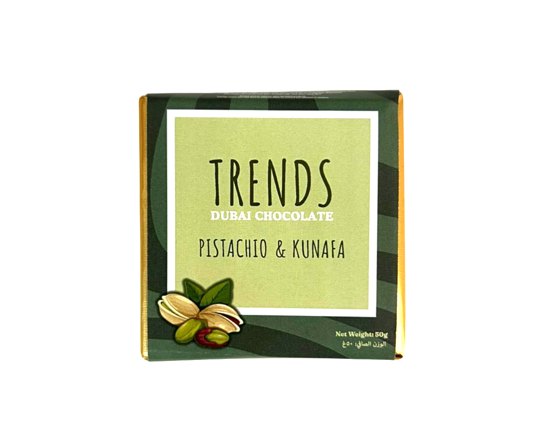 Trends Dubai Chocolate, Pistachio & Kunafa - 50g