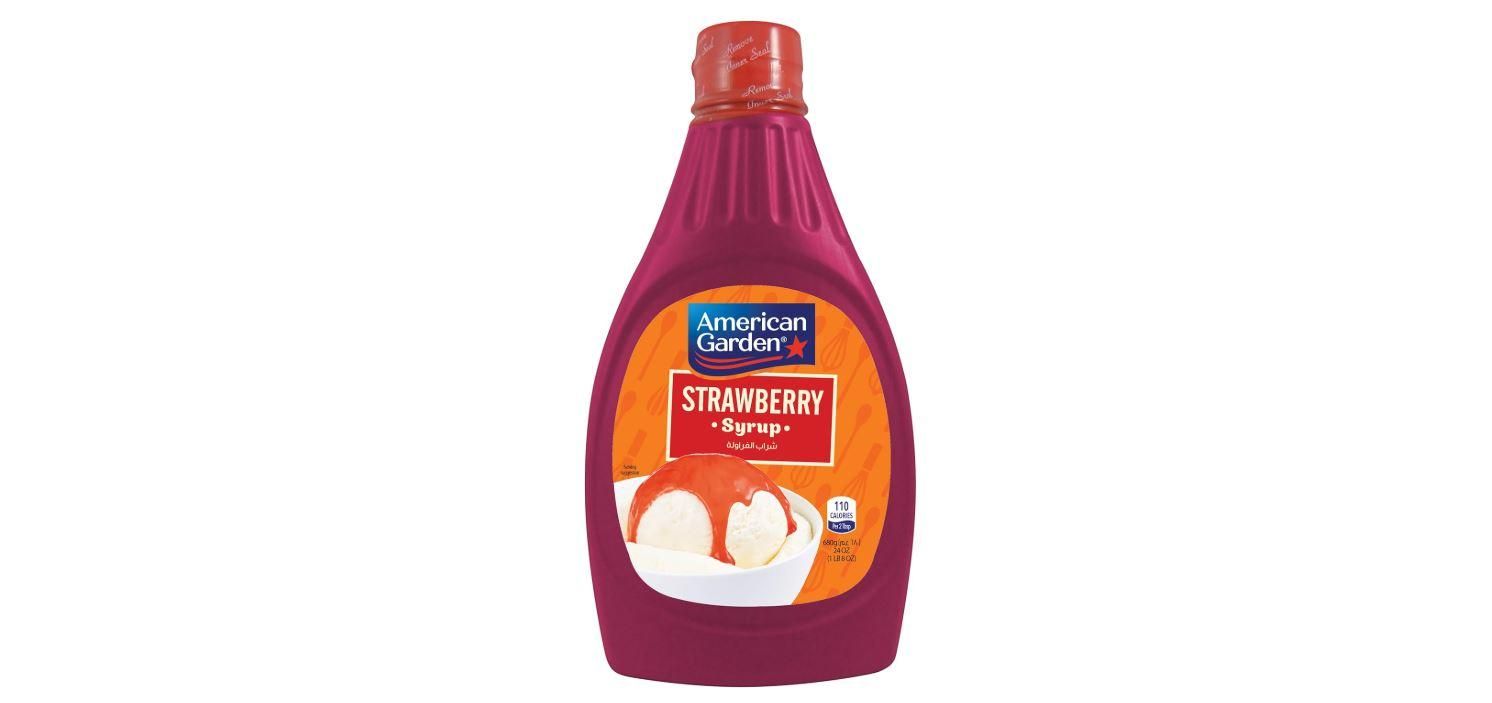 American Garden Strawberry Syrup - 22 oz