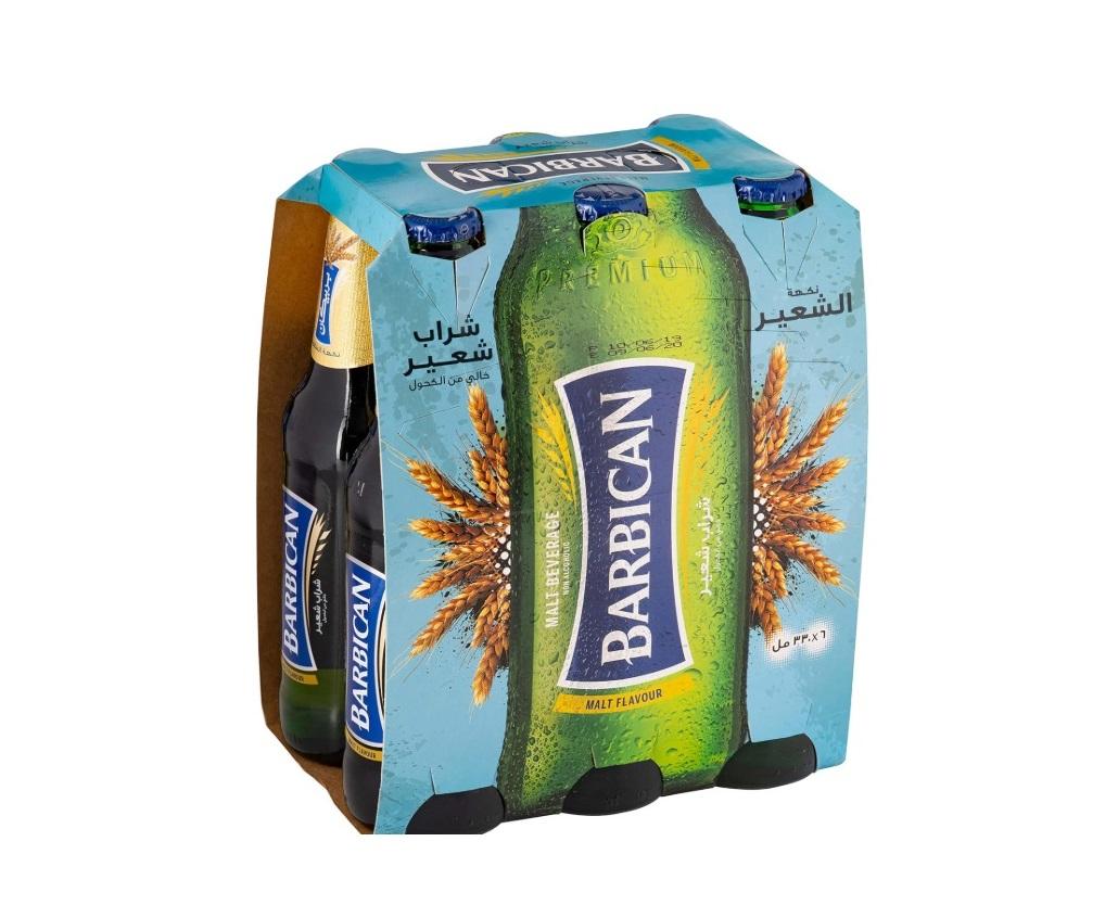 Barbican Regular Non-Alcoholic Malt Beverage - 330 ml x 6