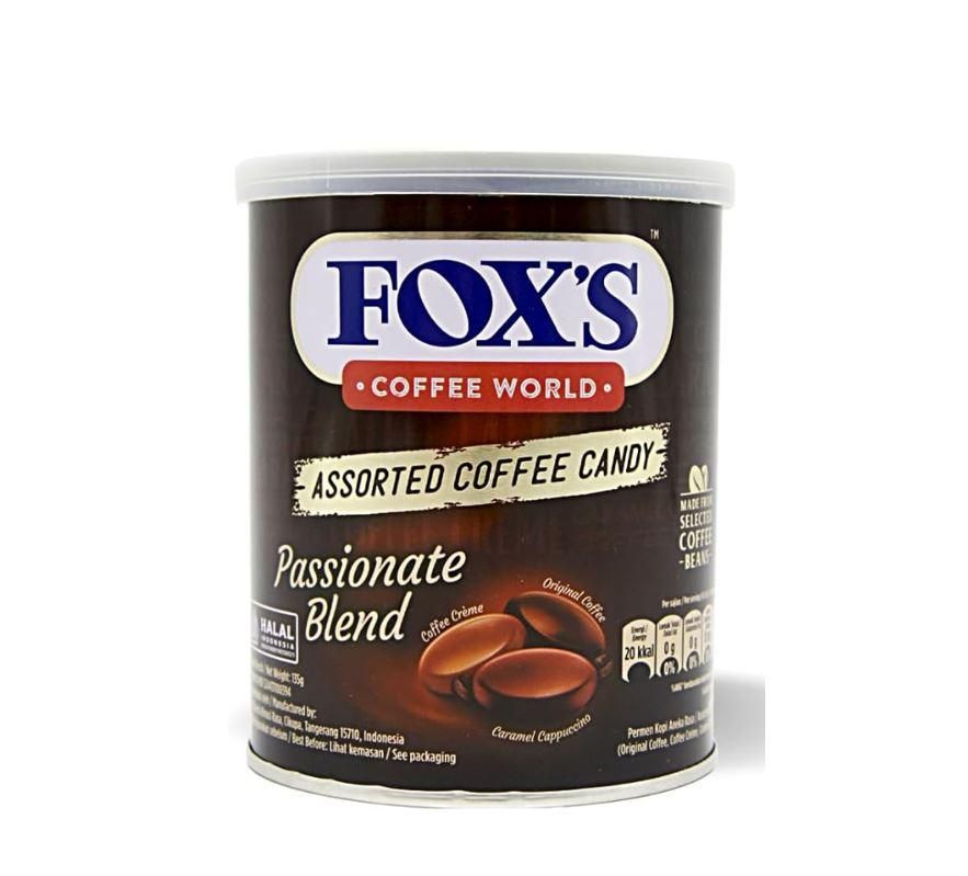 Fox Coffee World Passionate Blend Candy, Tin - 135g