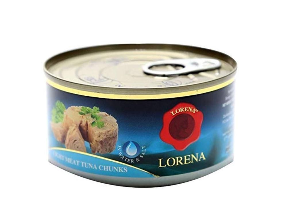 Lorena Light Meat Tuna Chunk in Water and Salt - 185g