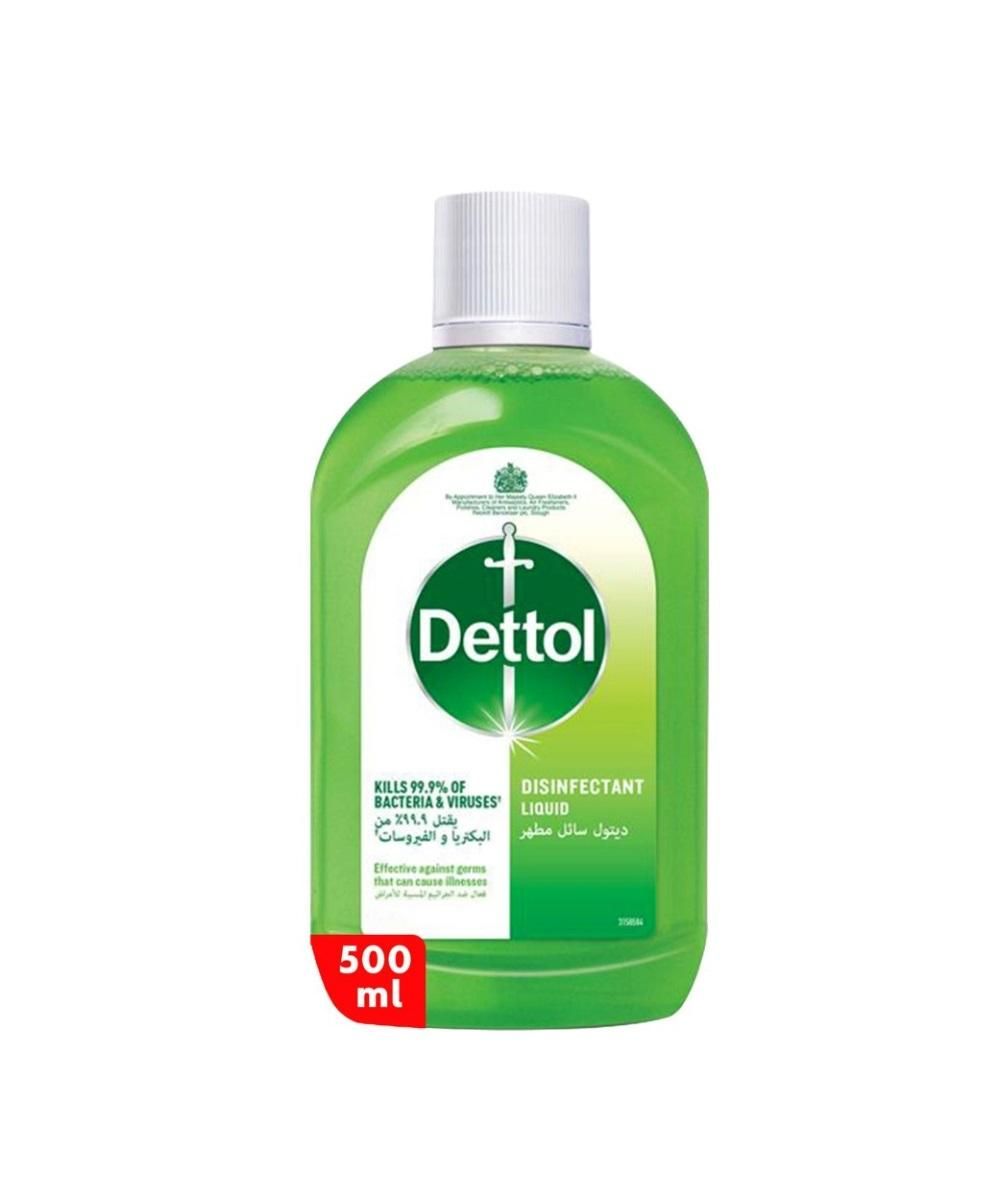 Dettol Liquid Antiseptic Disinfectant, Green - 500 ml