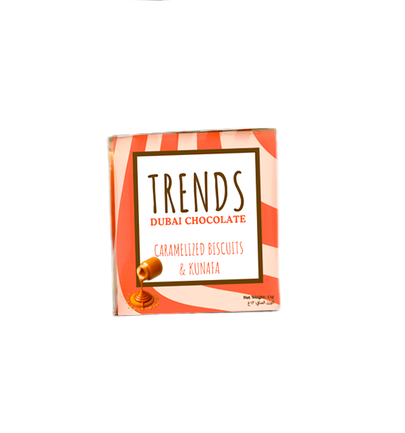 Trends Dubai Chocolate, Caramelized Biscuit & Kunafa - 13g