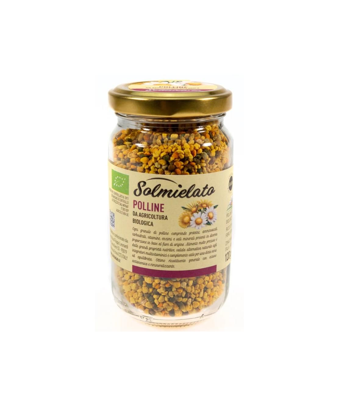 Solmielato Organic Dehumidified Pollen - 120g