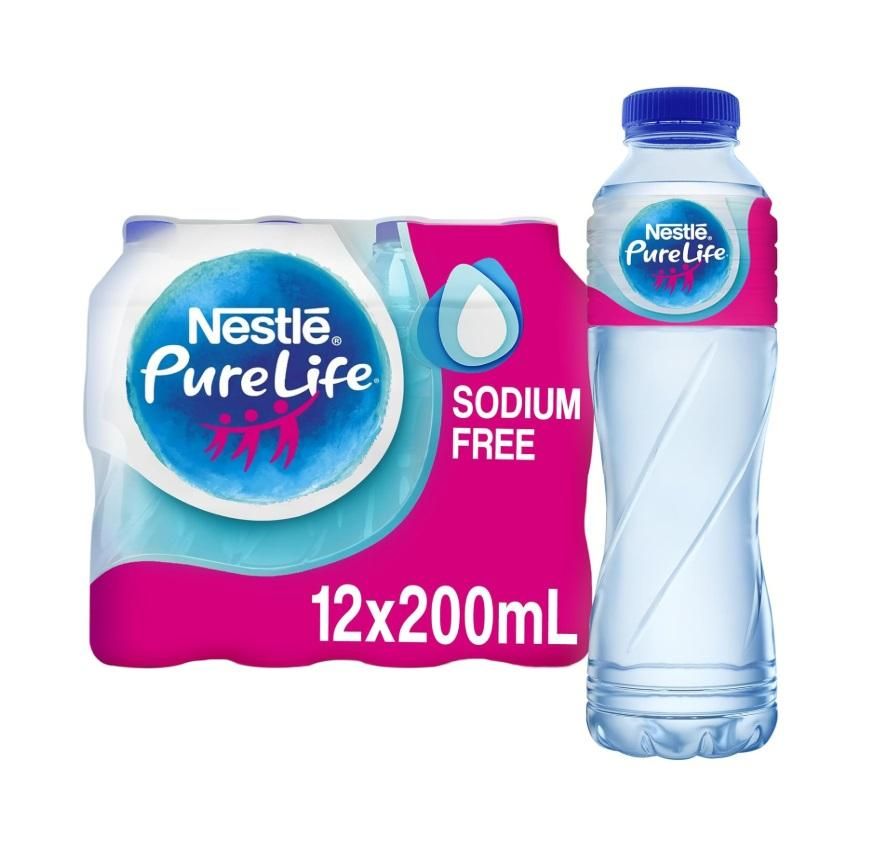 Nestle Pure Life Water - 200 ml x 12