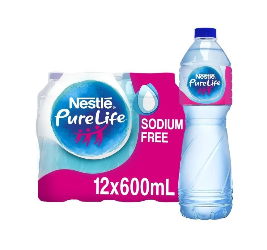 Nestle Pure Life Water - 600 ml x 12