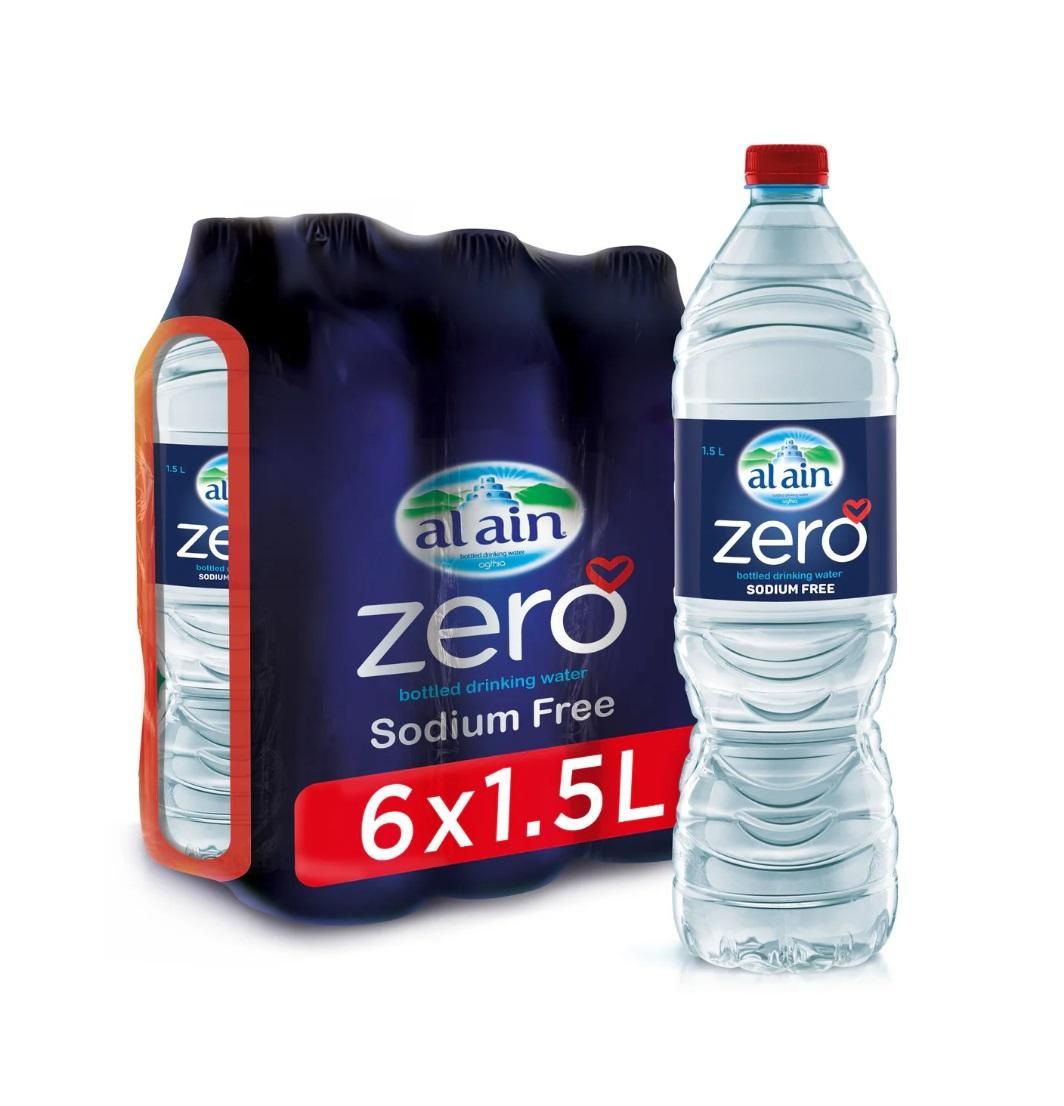 Al Ain Water, Zero Sodium - 1.5 Liter x 6