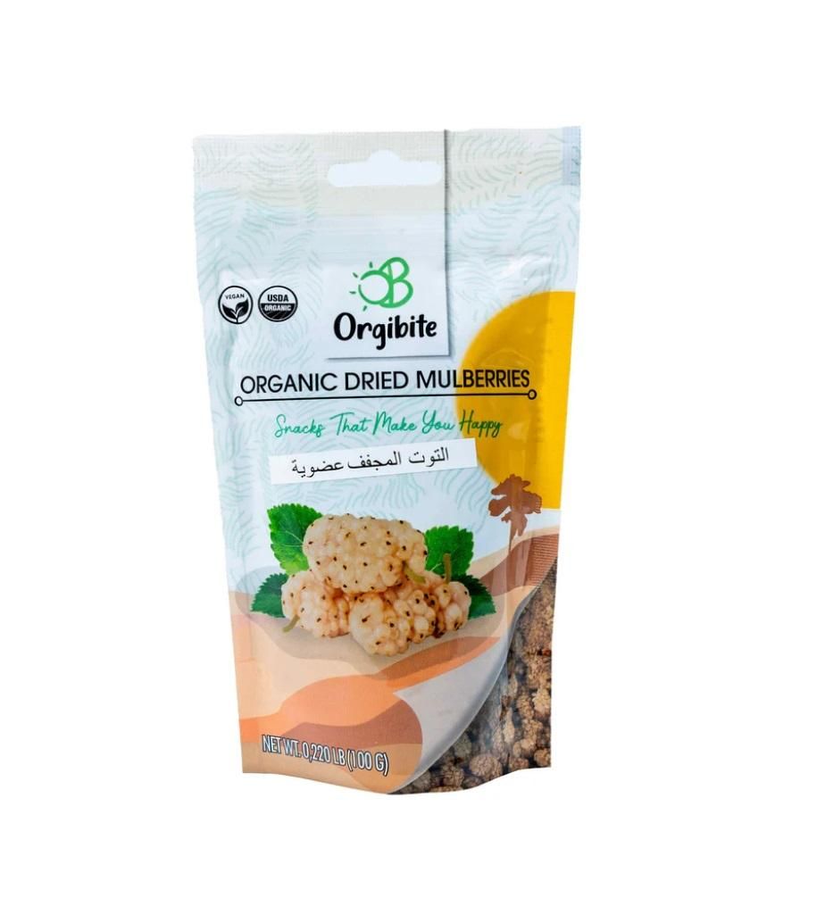 Orgibite Organic Dried Mulberries - 100g