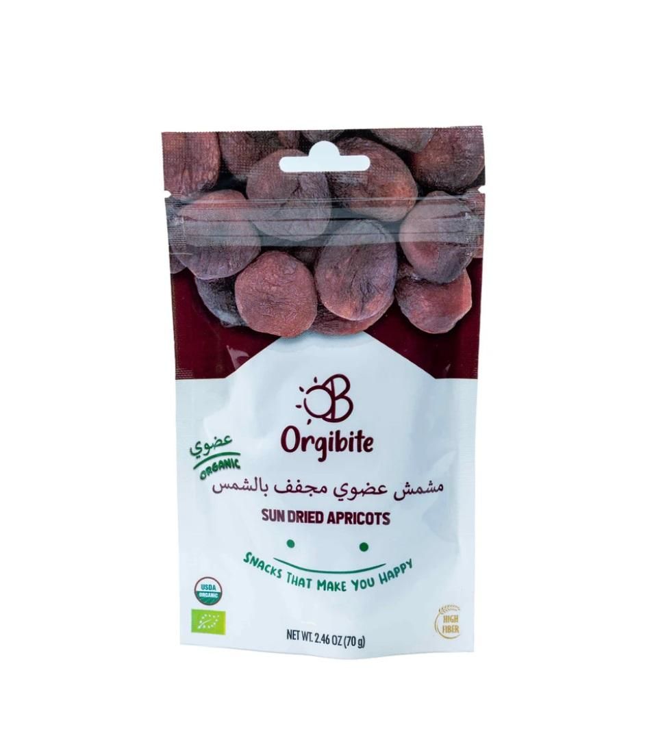 Orgibite Organic Sun Dried Apricot - 70g
