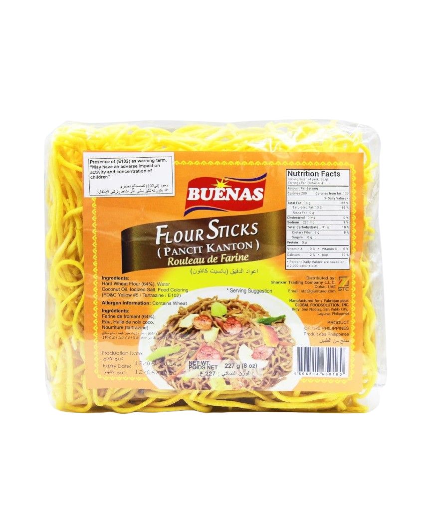 Buenas Chinese Noodles Pansit Canton - 227g
