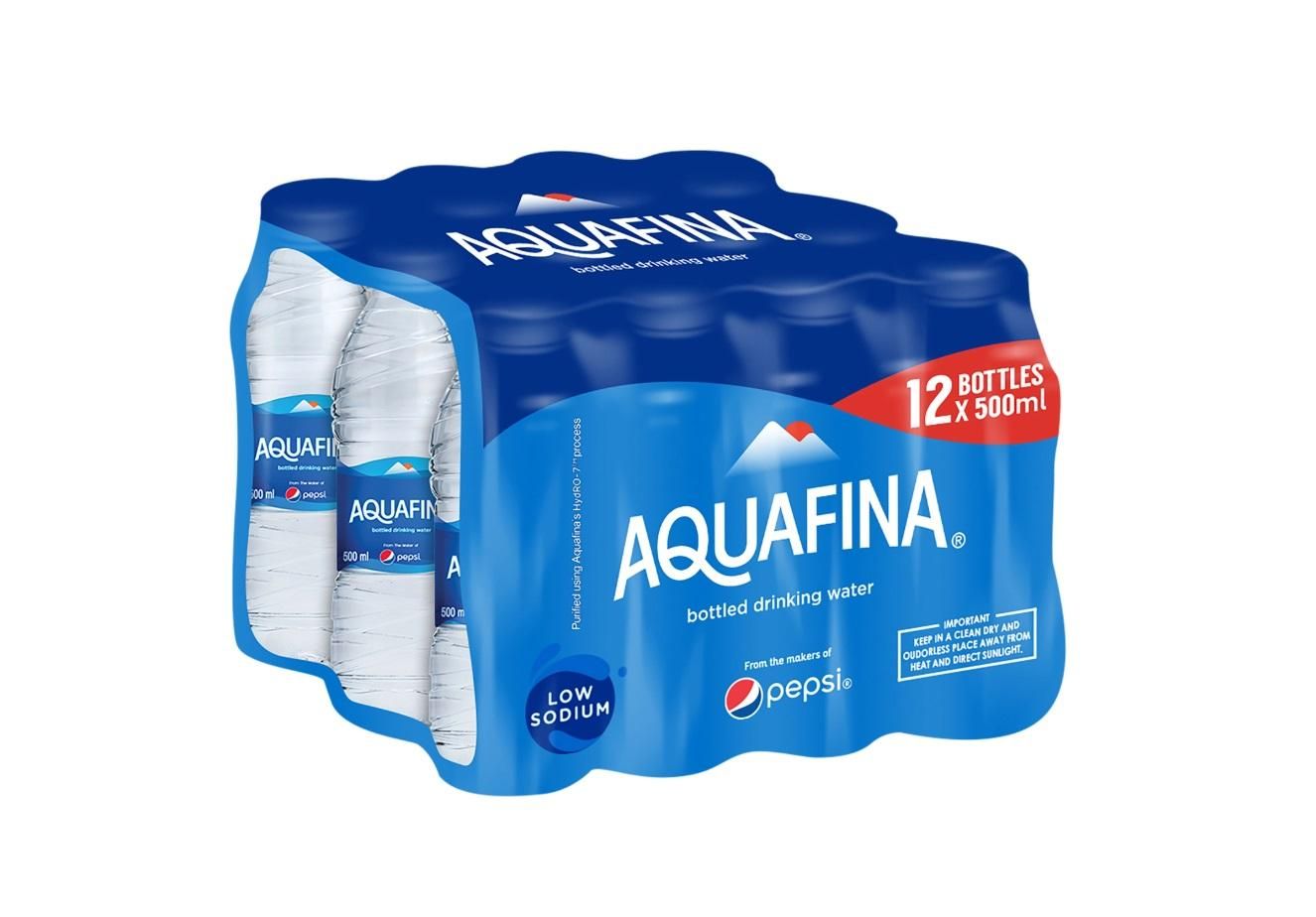 Aquafina Bottled Drinking Water - 500 ml x 12