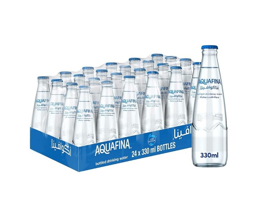 Aquafina Still Water, Glass Bottle - 330 ml x 24