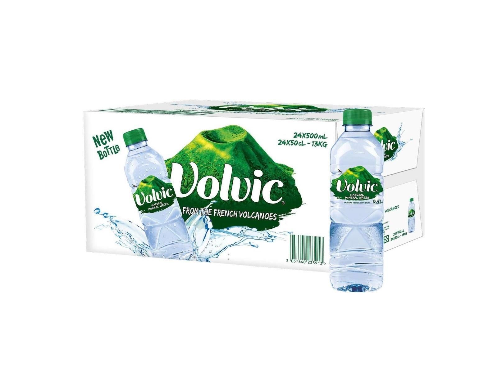 Volvic Natural Spring Water - 500 ml x 24
