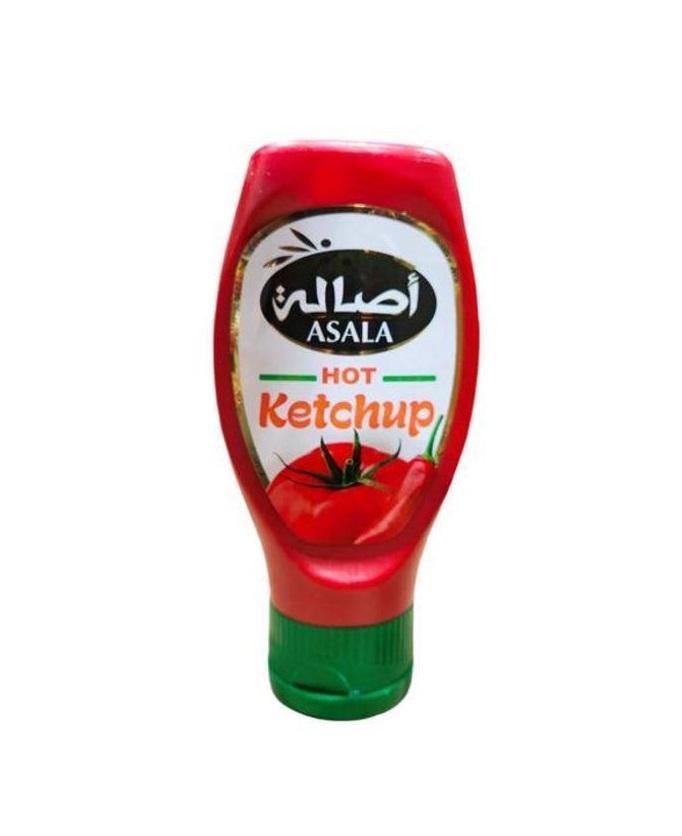 Asala Hot Tomato Ketchup, PET Bottle - 400g
