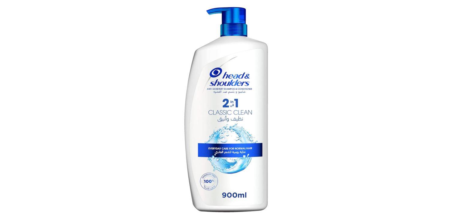 Head & Shoulders Classic Clean 2in1 Anti-Dandruff Shampoo - 900 ml