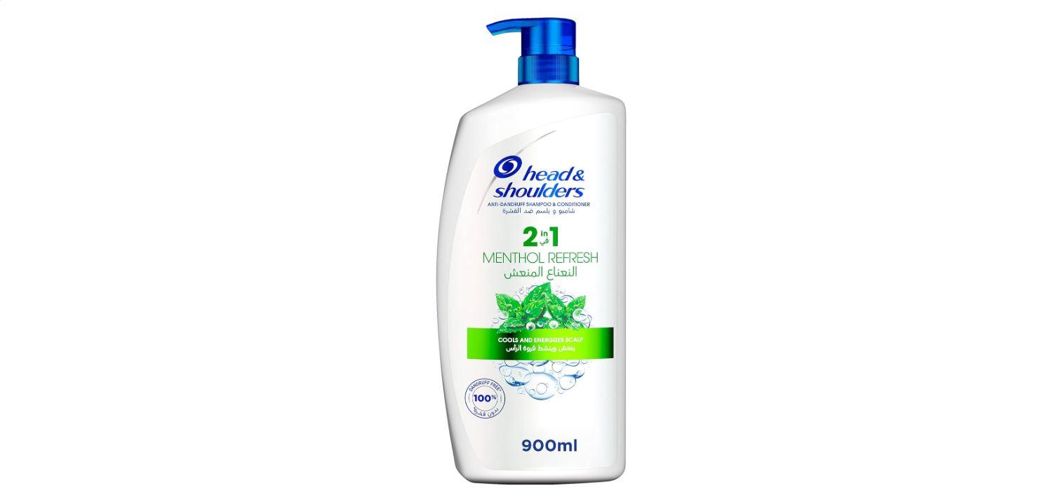 Head & Shoulders Menthol Refresh 2in1 Anti-Dandruff Shampoo - 900 ml