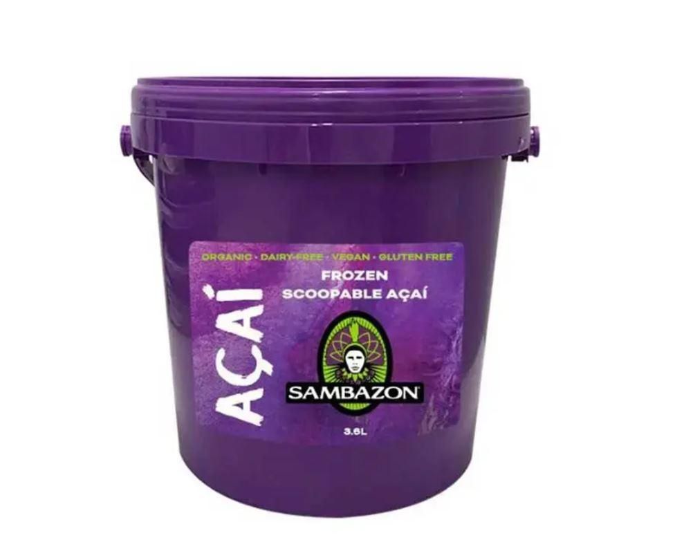 SAMBAZON ORGANIC ACAI BERRY SORBET - 3.6 Liter