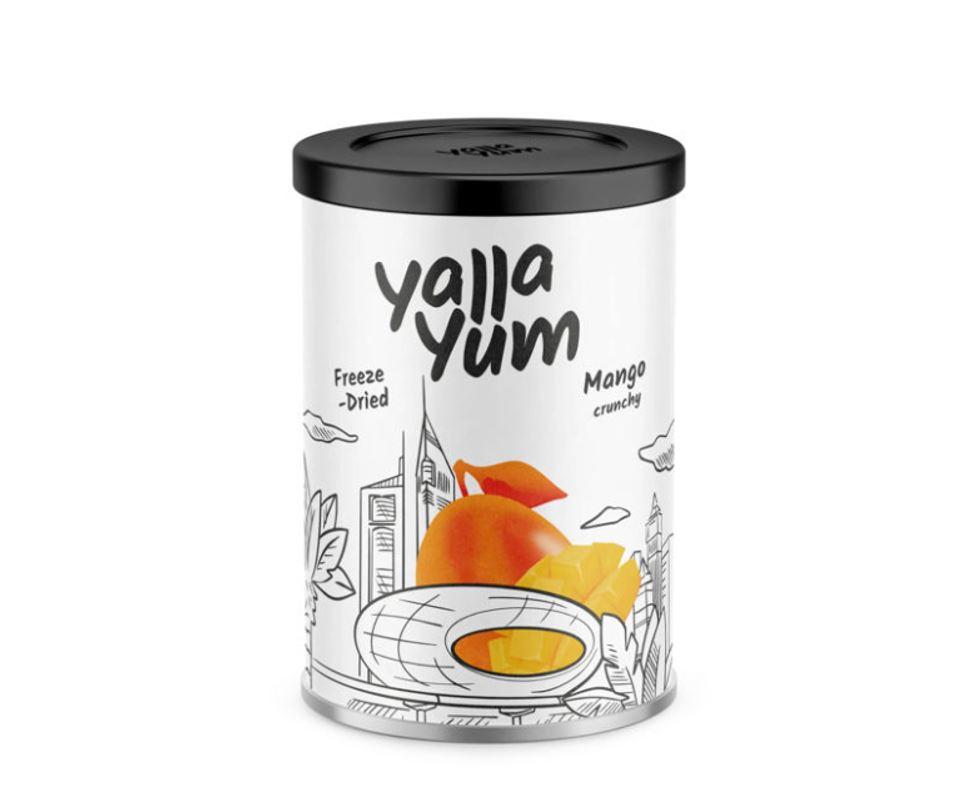 YallaYum Freeze-Dried Crunchy Mango, Can  40g