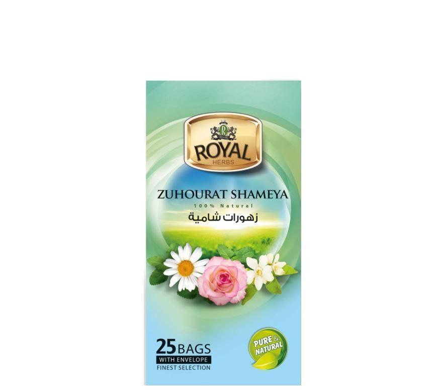 Royal Herbs Zuhourat Shameya Tea - 25 Bags