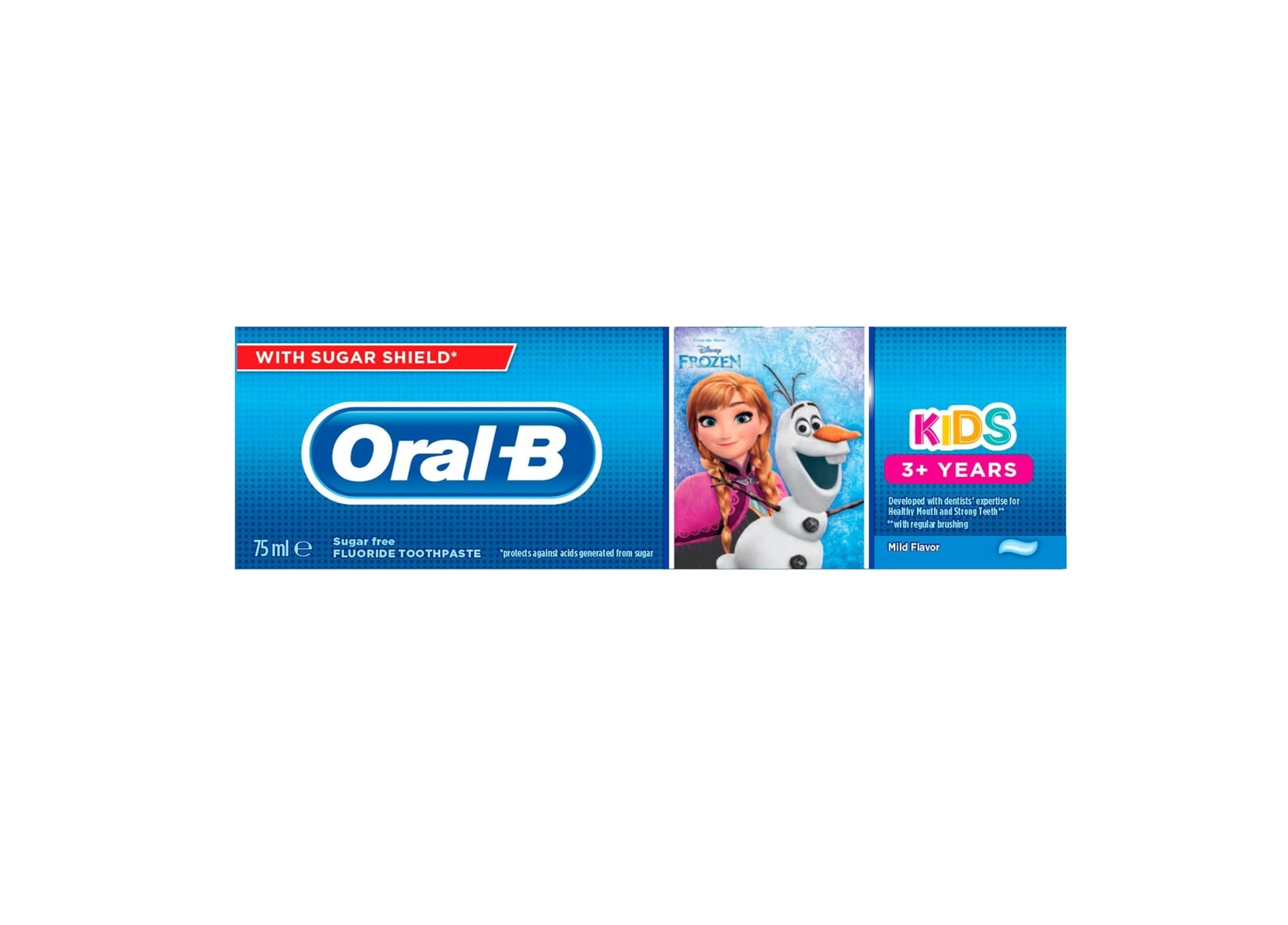 Oral-B Kids 3+ years Frozen and Cars Toothpaste - 75 ml