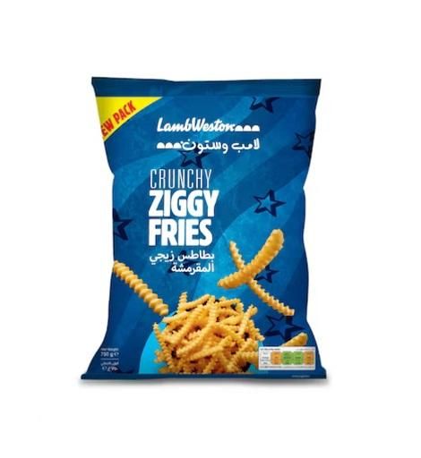 Lamb Weston Crunchy Ziggy Fries - 750g
