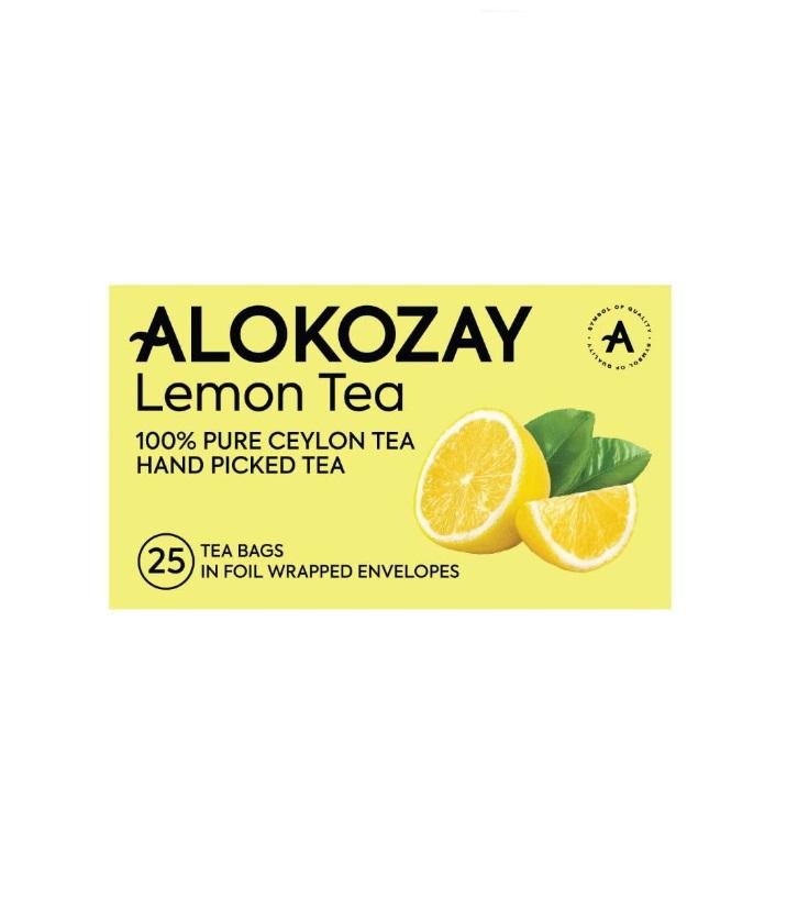 Alokozay Lemon Tea, Heat Seal Sachets - 25 bags