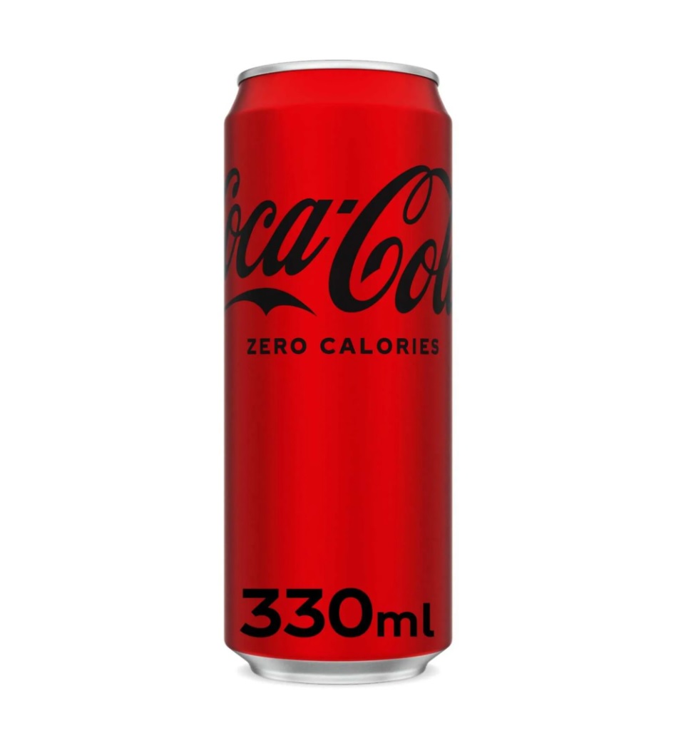 Coca-Cola Zero, Can - 330 ml x 24