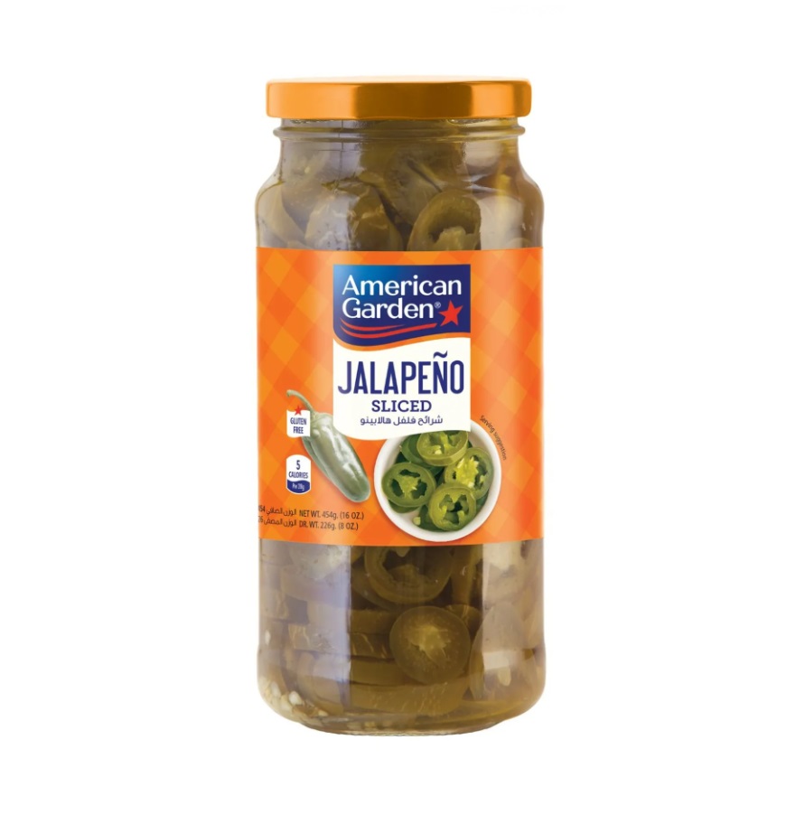 American Garden Sliced Jalapeno Peppers - 16oz