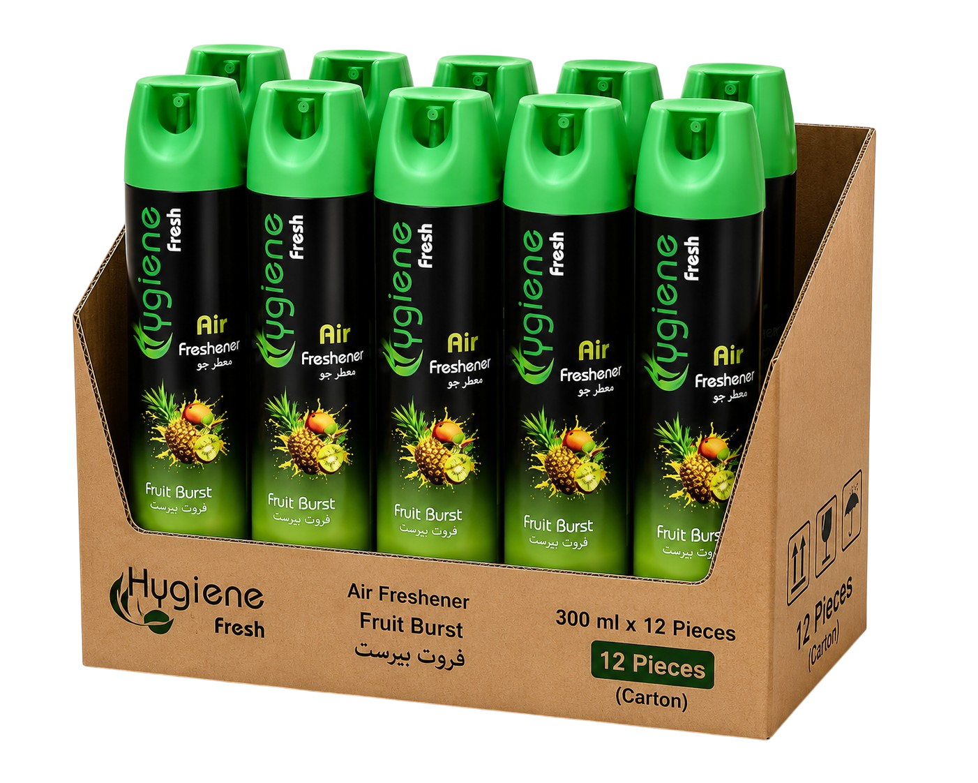 Hygiene Fresh Air Freshener Manual, Fruit Burst - 300 ml