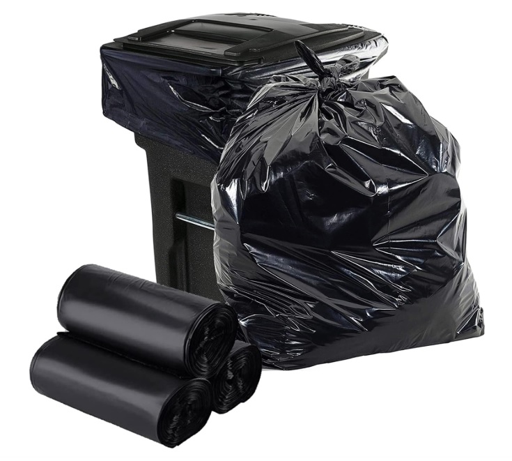Garbage Bag 95 x 120 cm, Black - 20 kg