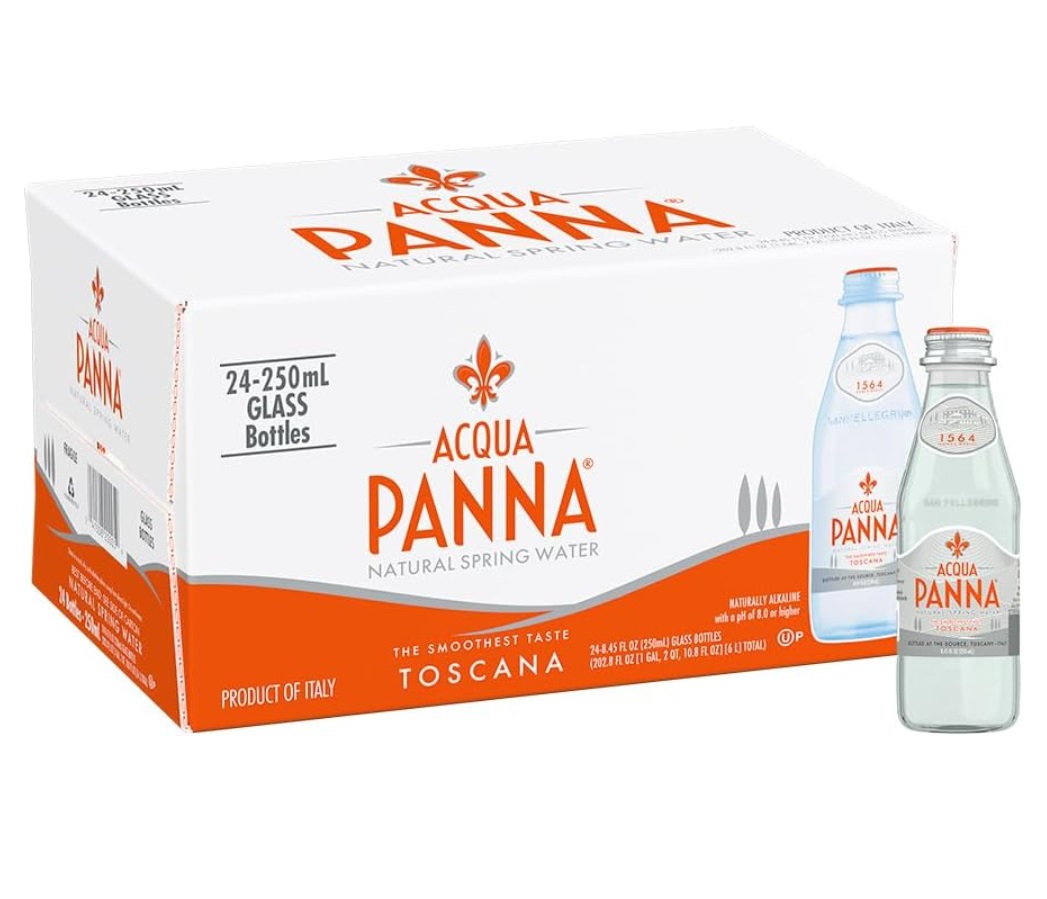 Acqua Panna Mineral Water, Glass Bottle - 250 ml x 24