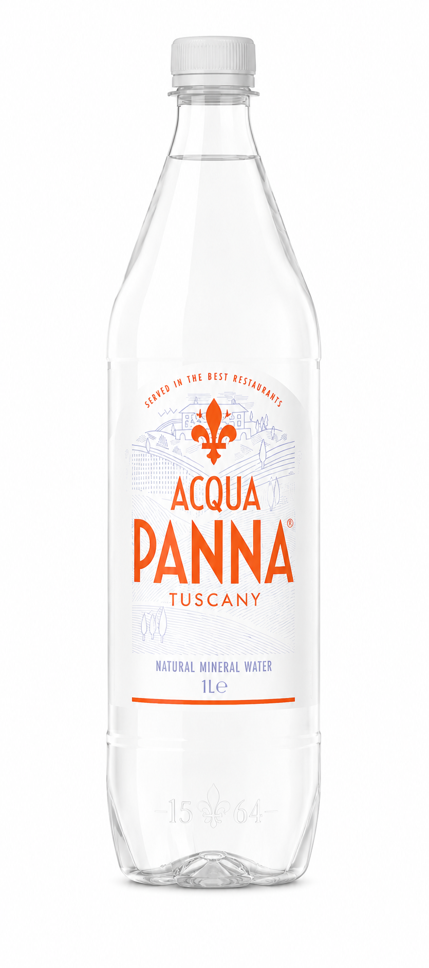 Acqua Panna Mineral Water, Plastic Bottles - 1 Liter x 12