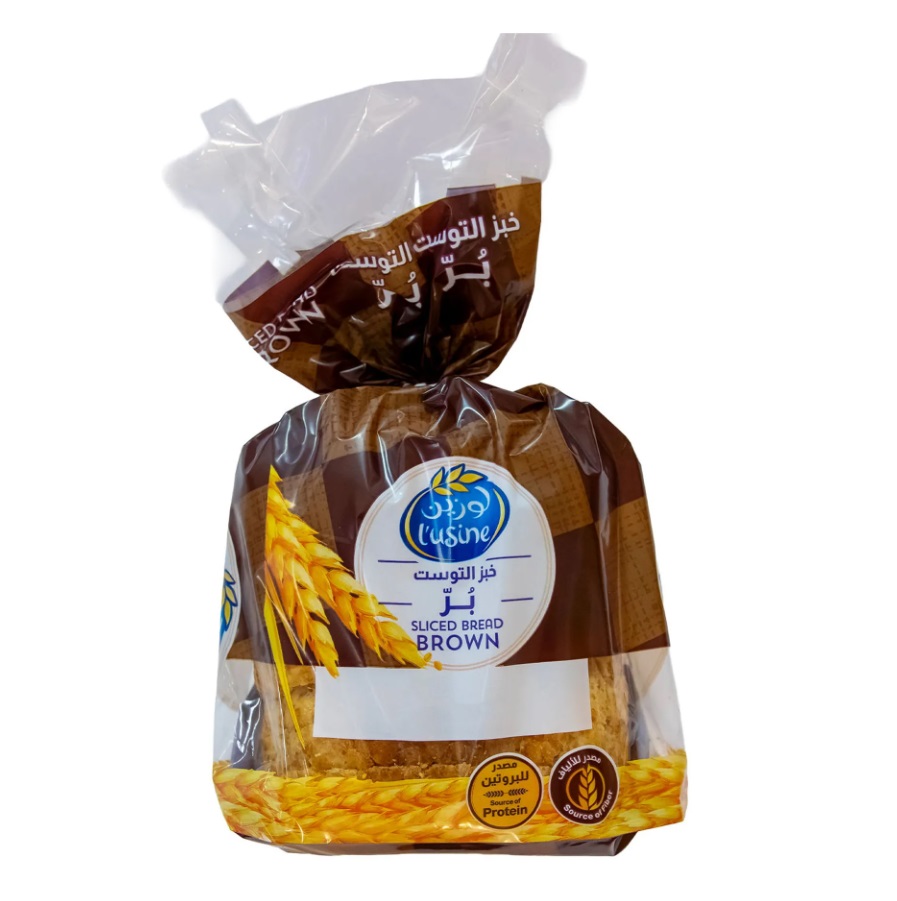 L'Usine Sliced Brown Bread - 275g