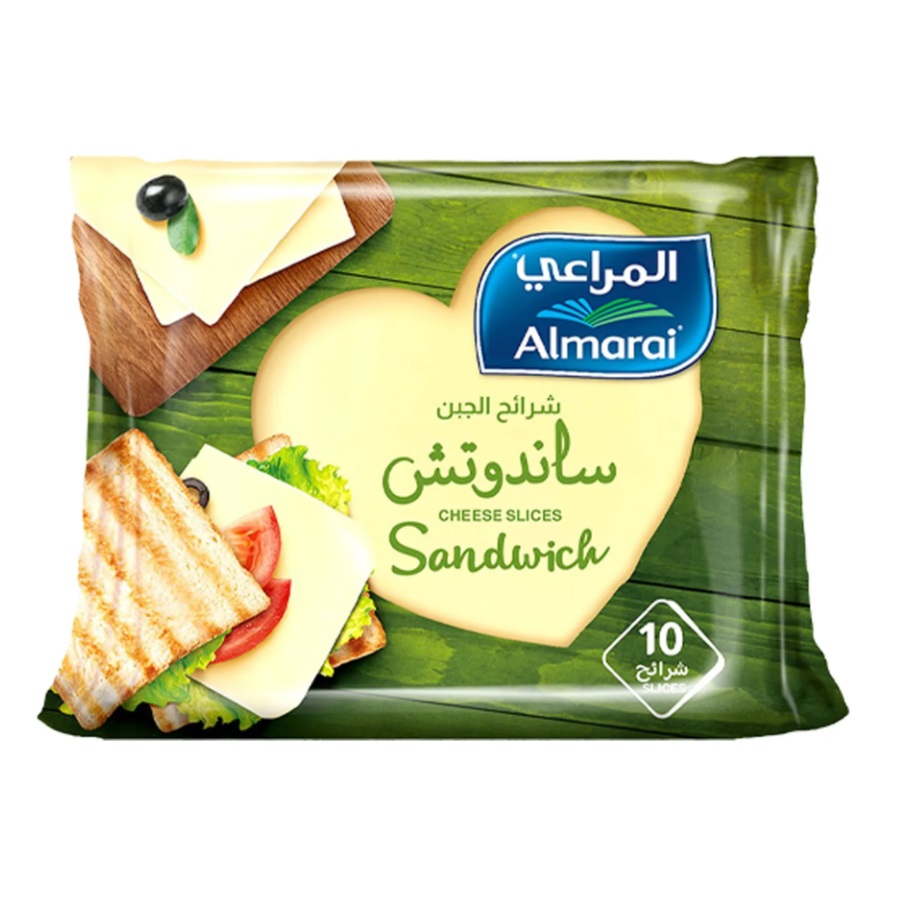 Almarai Cheddar Cheese Sandwich Slices - 200g x 4