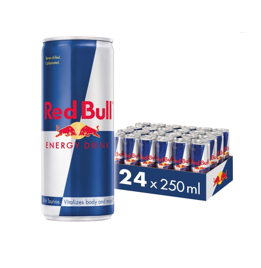 Red Bull Energy Drink, Regular - 250 ml x 24